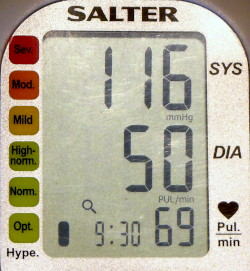 optimum blood pressure