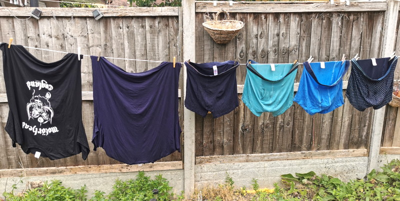 more washing
                                  on the line