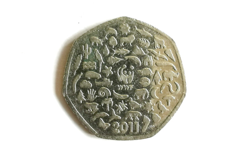 World
                                  Wildlife Fund 50p