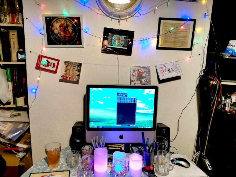 xmas cards
                                  and iMac