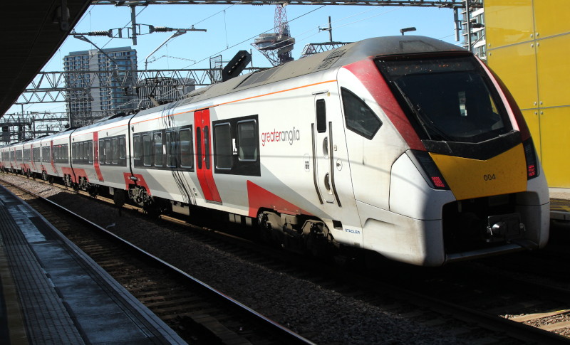 new train at
                                  Stratford