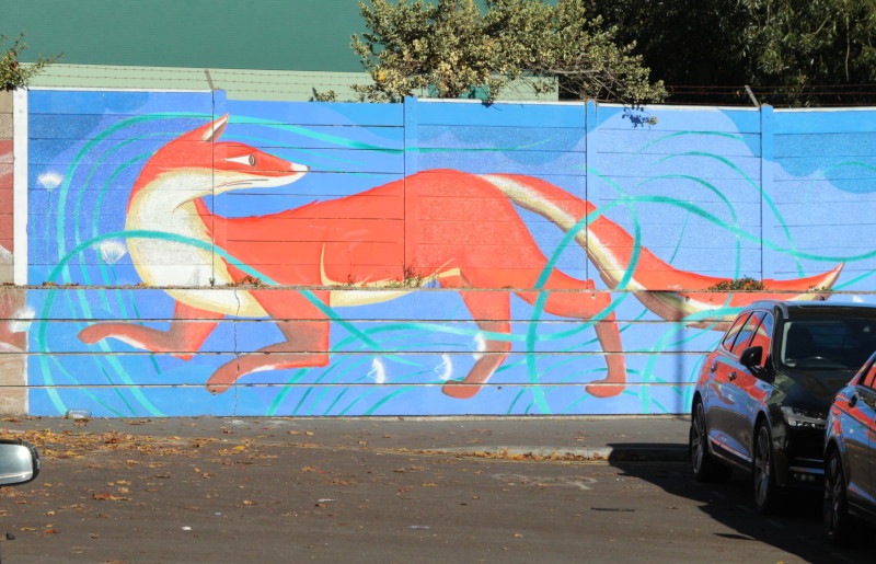 Fox mural