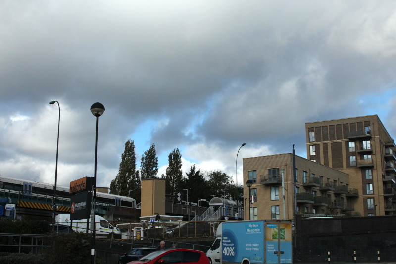 dark clouds
                                  in Catford