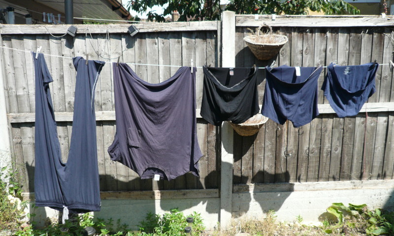 dark
                                  coloured washing