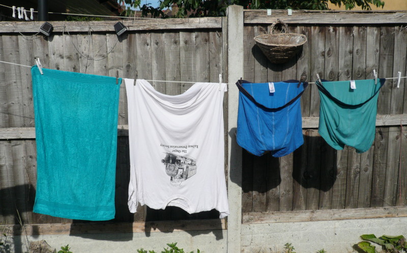 whites and
                                  blue washing