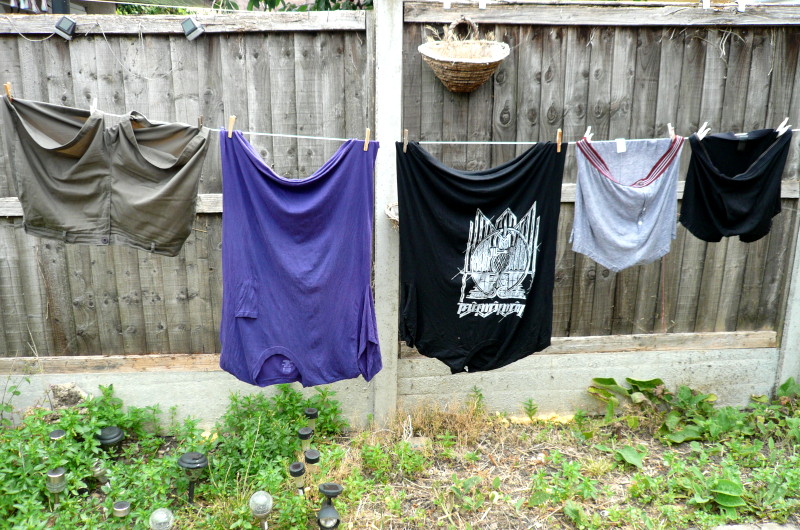 more washing
                                  on the line