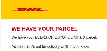 advice from DHL