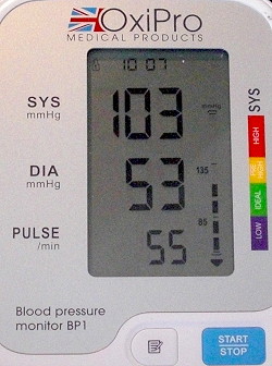 blood pressure
                                                meter