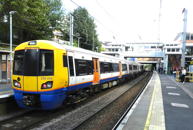 Overground train at
                                                West Hampstead