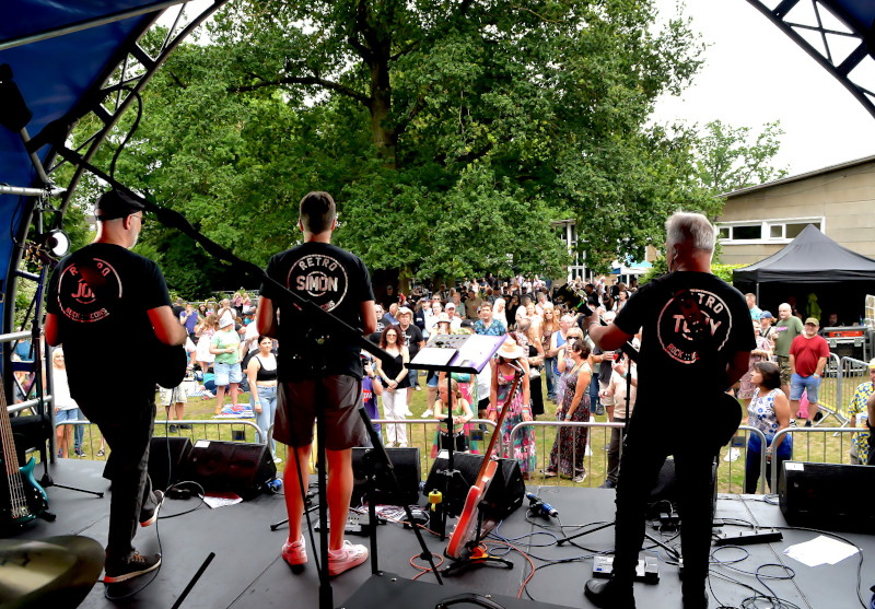 view of the
                                                        audience