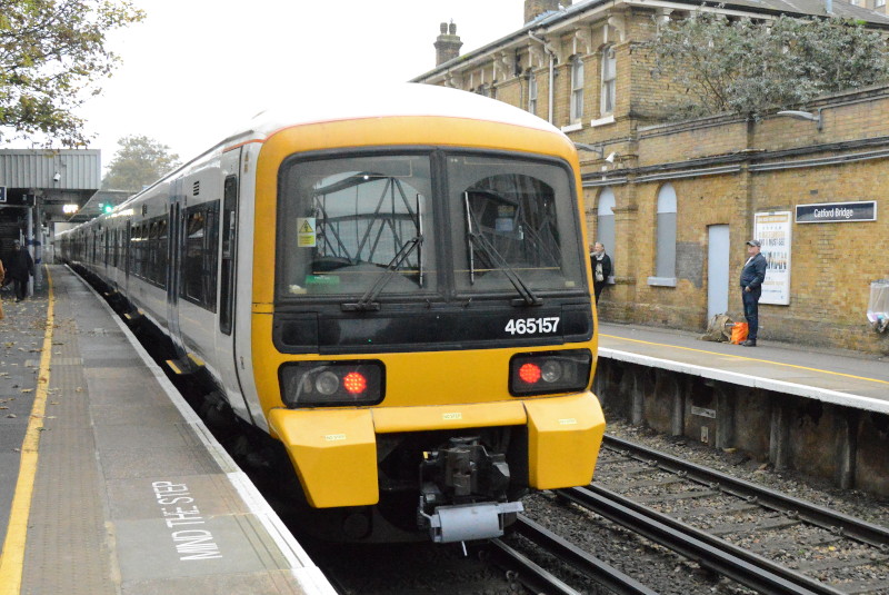 Train leaving
                                                Catford Bridge