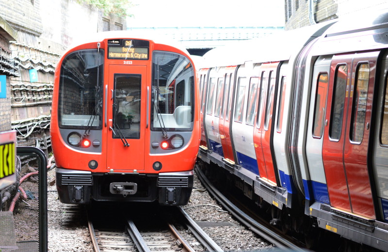 District line train
                                                just departed from Bow
                                                Road