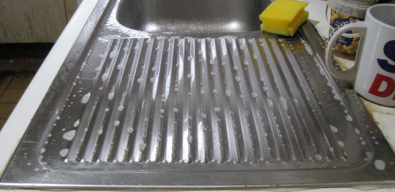 draining board