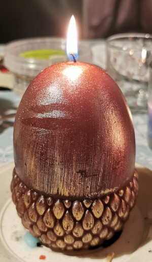 acorn candle