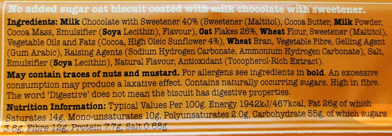 Nutritional
                                                          information