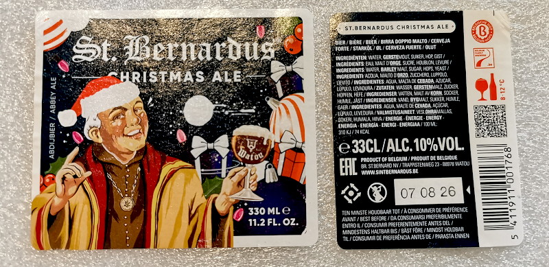 St Bernardus Xmas
                                                beer