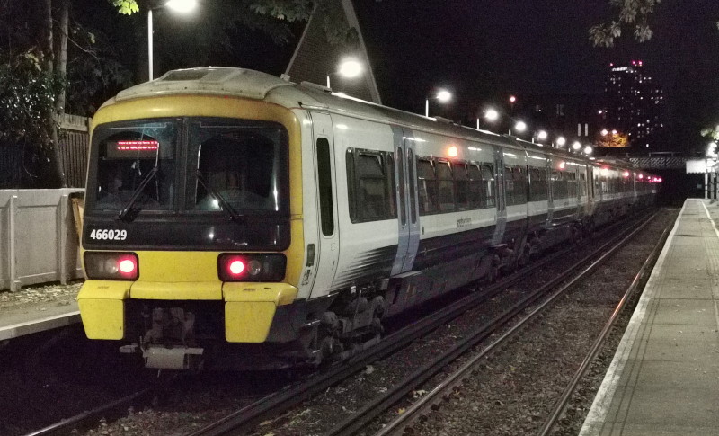 Ladywell station
                                                after dark