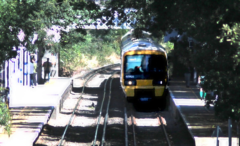 Train at Ladywell
                                                station