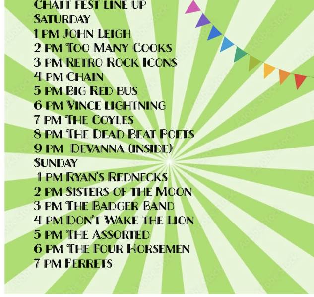Chattfest line up