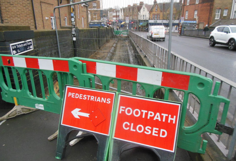 footpath blocked