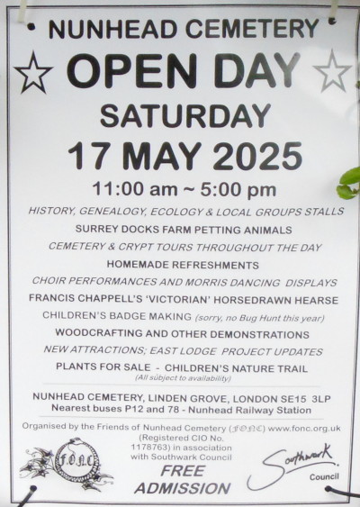 Nunhead Cemetery open
                                          day