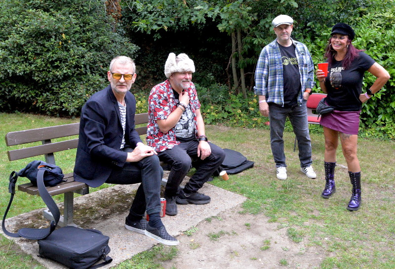 Dead
                                      Beat Poets before going on stage