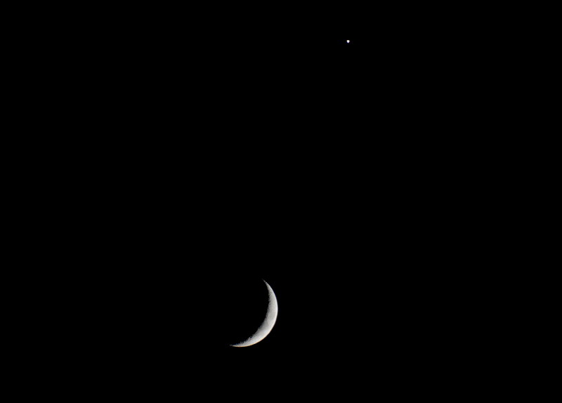 moon
                                          and venus