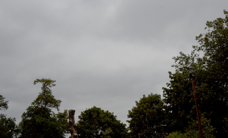 miserable grey sky