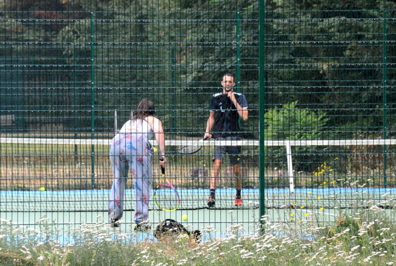 Tennis
                                      in the rain