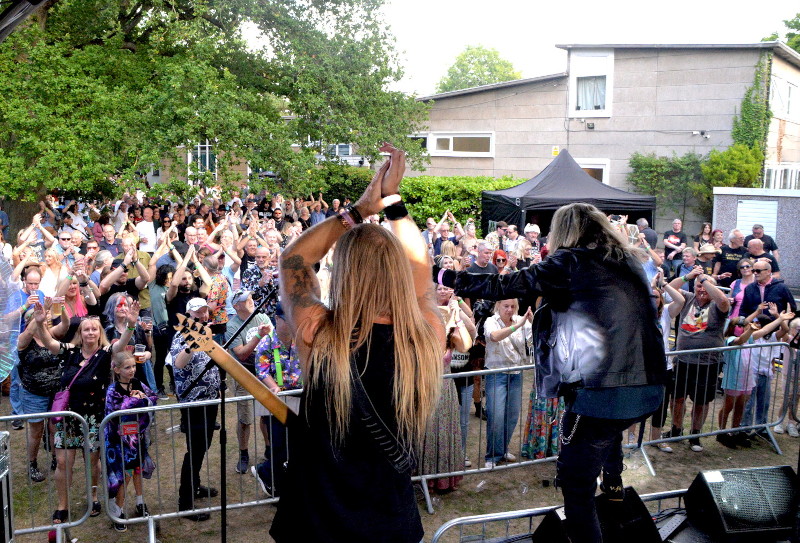 Working the crowd