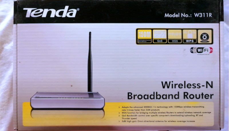 Tenda wireless router