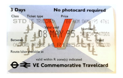 VE 3 day travelcard VE 3 day travelcard