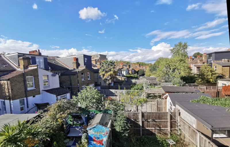 lovely
                                      blue sky