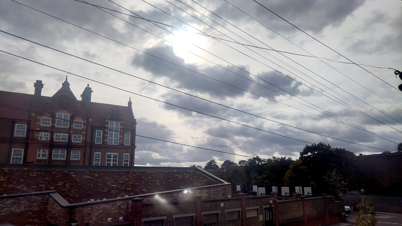 cloudy
                                      sky