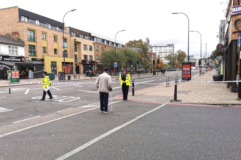 another
                                      view of the main road closed