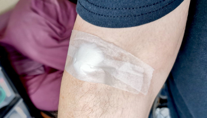 blood
                                      taking