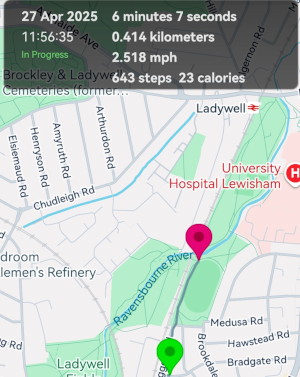 6 minute walk