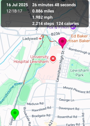 complete walk to the pub