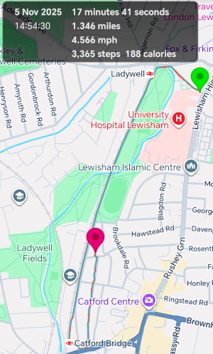 train for some of my way
                                    home