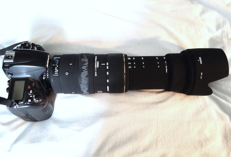 new
                                          lens at full zoom