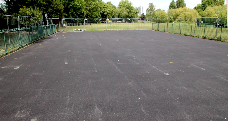 empty skate park