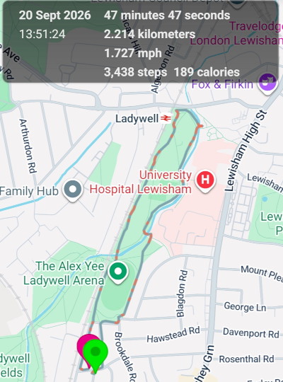 route and distance