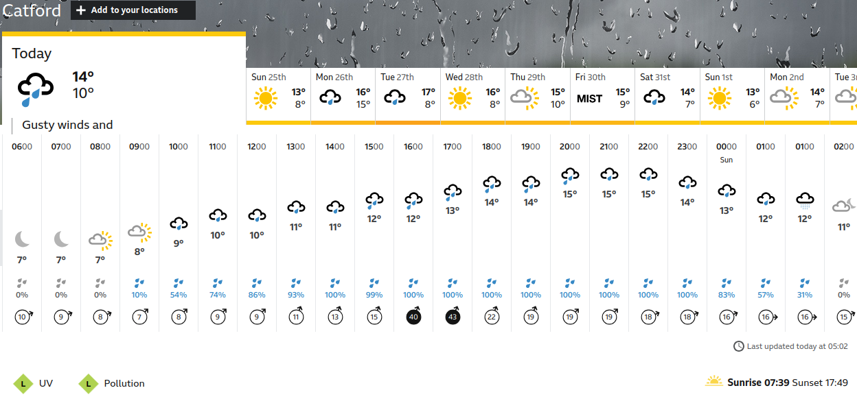 today's weather