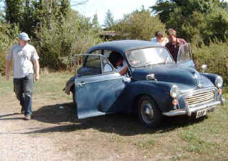 The vintage car